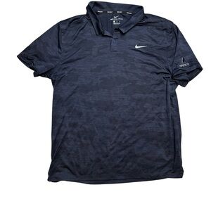 Nike Zonal Cooling Polo XL Black Grey Shirt Adult Golf “Mirimichi” Golf Course